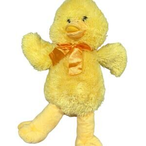 Build A Bear BAB Springtime Yellow Duckling with Bow Tie